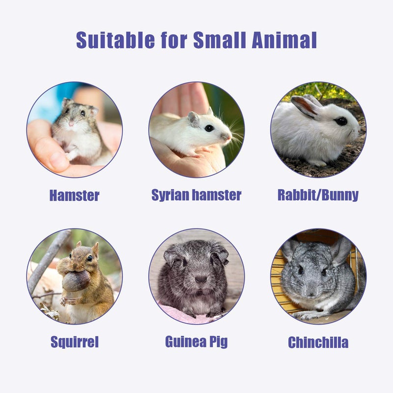 S-Mechanic 9Pcs Hamster Chew Toy Lava Square Stone Teeth Grinding Toys Mineral Stone Chew Toy for Hamsters, Chinchillas, Rabbits and Other Small Animals - Image 5